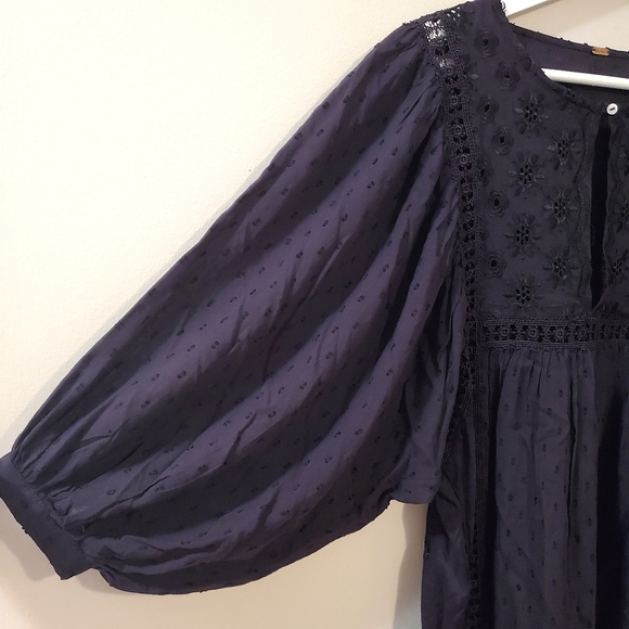 Free People - Charlotte EmbroideRed Tunic Top / Dress - Size S - Picture 7 of 10